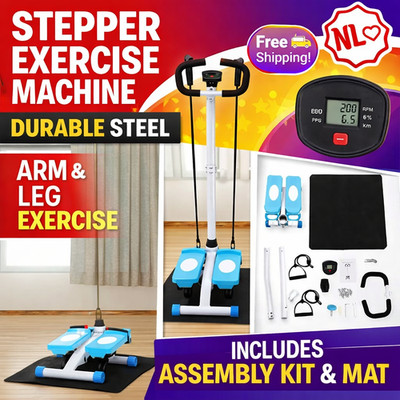 330lbs Capacity Stair Stepper Vertical Climber Machine Home Gym Exercise Workout