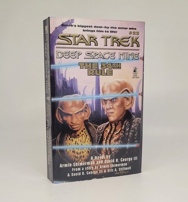 Star Trek Deep Space Nine The 34th Rule Paperback 1999 By Shimerman/George 