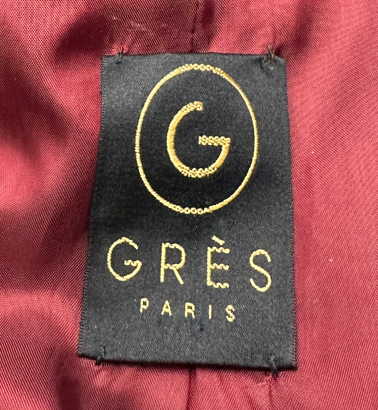 🇫🇷 Original wool and silk jacket signed GRÈS Pa… - image 21