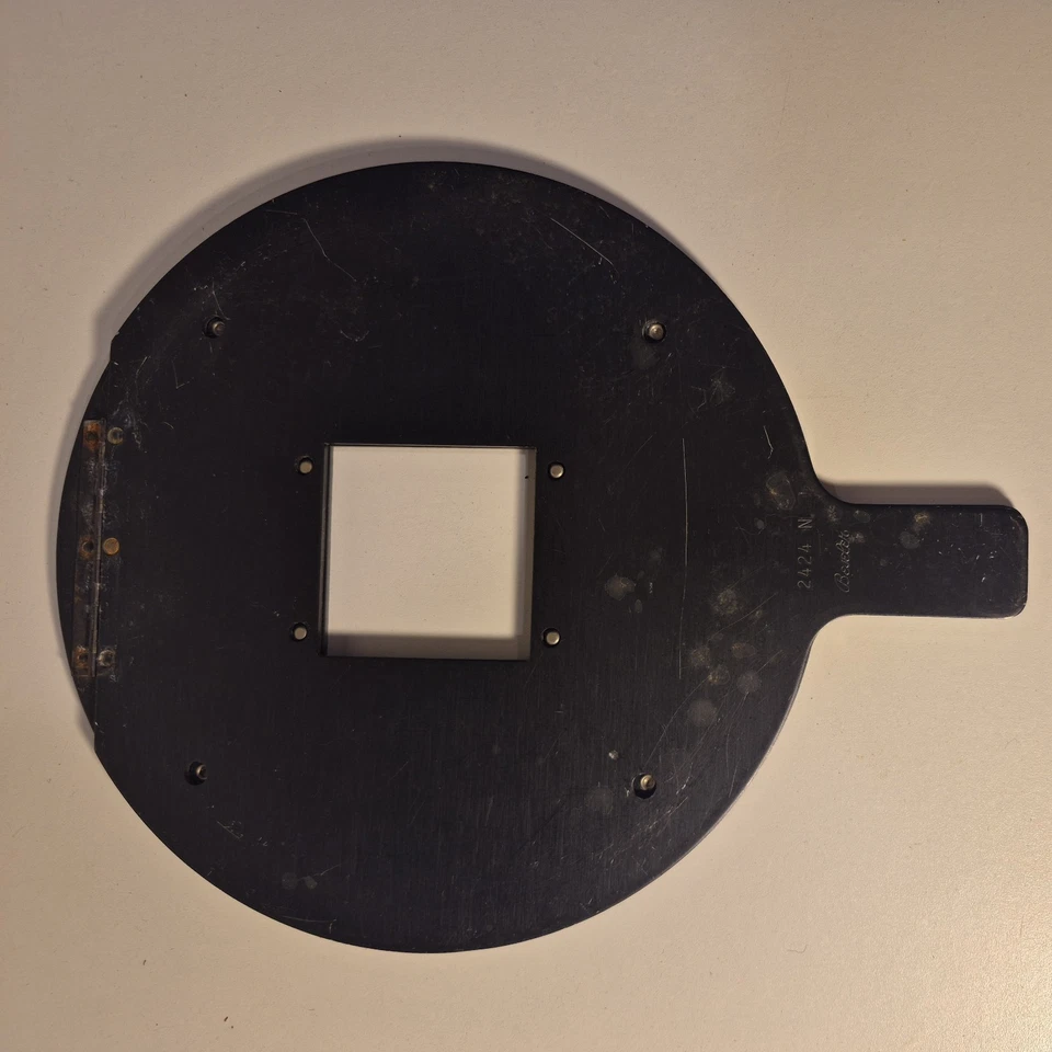 Portador negativo Beseler 6x6 #2424N para ampliadores serie 45 Foto 4 de 4