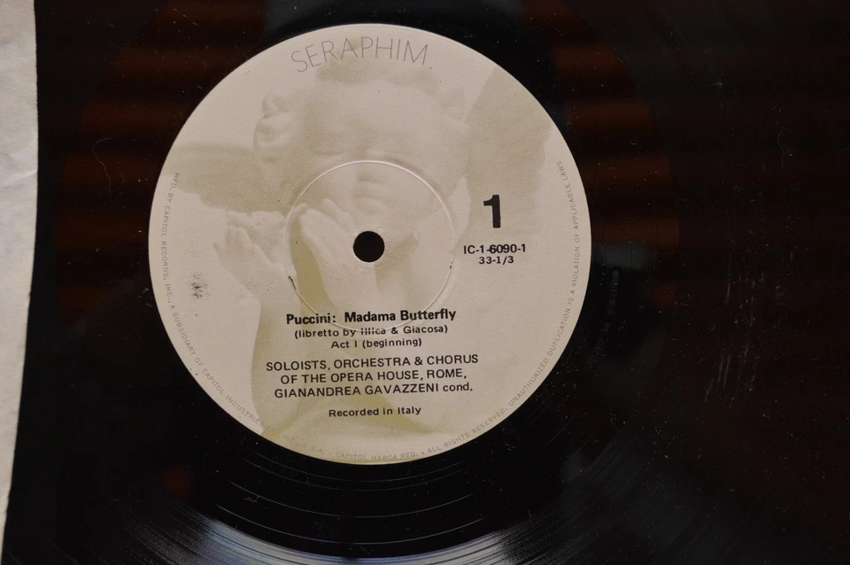 Puccini: Madama Butterfly Victoria De Los Angeles Giuseppe Di Stefano Tito Gobbi - Image 4 of 4