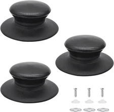 Quacc 3Pcs Pot Lid Knobs Universal Replacement Pan Lid Cover Knob for Kinds Kitc