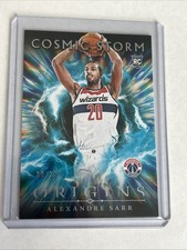 Alexander Sarr 2024-25 Panini Origins /25 Cosmic Storm RC Wizards #21 Rookie