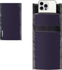 Faraday Bags 2 Pack for Phones and Car Key, Faraday Cage Signal Blocker Pouch Ce