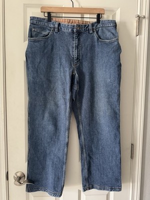 Duluth Trading - Ballroom Fire Hose Dark Wash Blue Jeans Original Fit 40x28 EUC!