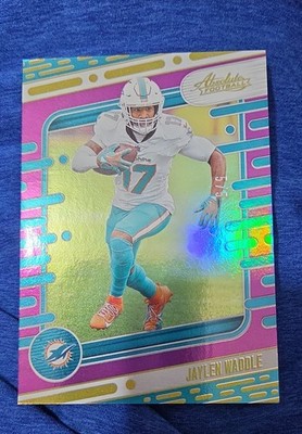 2024 Panini Absolute - Jaylen Waddle #68 Purple Spectrum 5/5