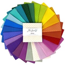 5" Charm Pack Tula Pink Tiny Coordinates True Colors Fabric Precuts M518.73
