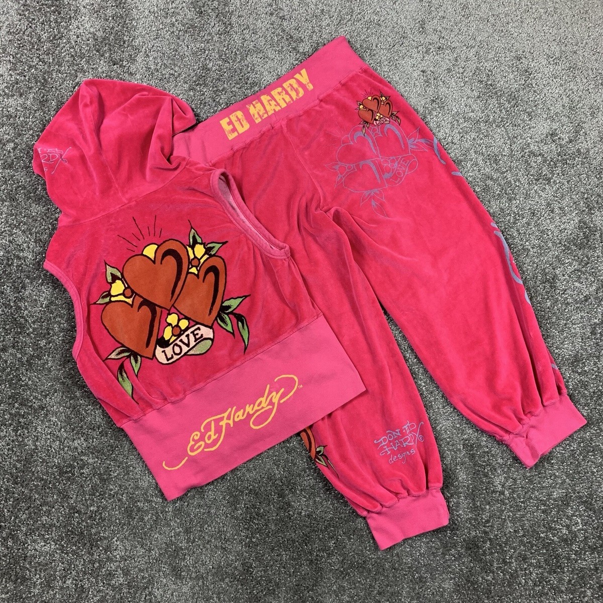 00s Ed Hardy パデットジャケット Y2K スーベニア ヴィンテージ 00s Ed Hardy パデットジャケット Y2K スーベニア ヴィンテージ