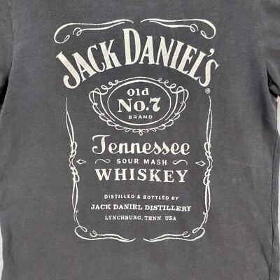 T-shirt Femme Jack Daniels Music Medium Gris, Motif 1866 Et N°7 - Neuf Avec étiquettes, Coton/polyester