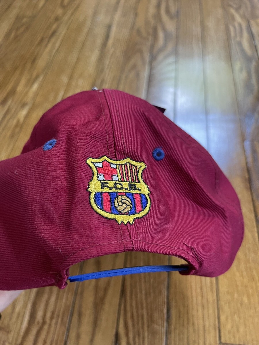 FC Barcelona Vintage Snapback Hat Cap Adjustable Licensed Product