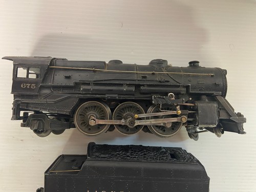 POSTWAR LIONEL 675 STEAM LOCOMOTIVE AND 2466WX COAL TENDER TESTED with VIDEO - Picture 3 of 13