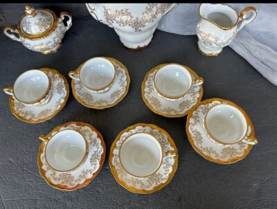 Weimar German White Katharina 14015 Tea/ Coffee Set 17Pieces