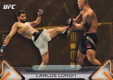 TOPPS 2016 UFC KNOCKOUT CARLOS CONDIT #40 44/99 GOLD PARALLEL CARD    