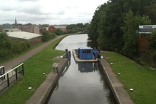 Photo 6x4 Top deck route 658-01 Wigan A British Waterways work boat leav c2008