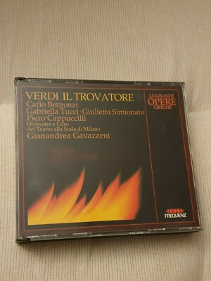 VERDI Il Trovatore Tucci Bergonzi Cappuccilli GAVAZZENI 2CD FREQUENZ