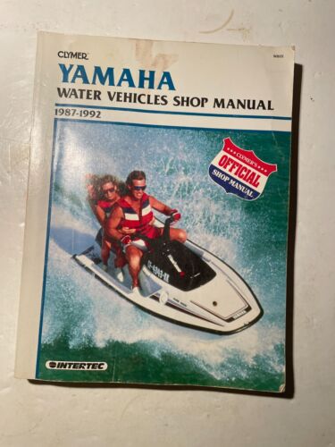 Clymer Yamaha Water Vehicle Shop Manual 1987-1992 - Foto 1 di 6