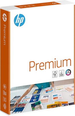 HP Druckerpapier Premium Druck A4 Papier 1 Stapel 500 Blatt 80 g/m² FSC zertifiziert