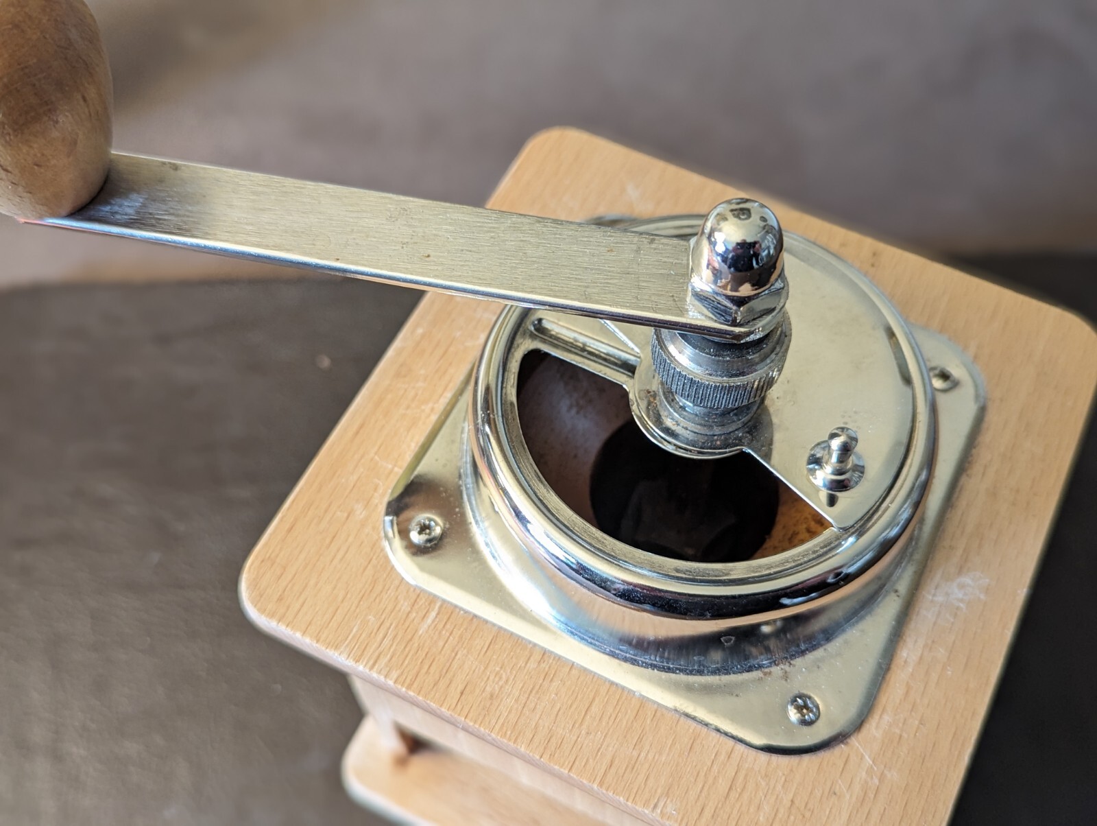 Zassenhaus Wooden Manual Coffee Grinder Made In Germany Front Draw eBay