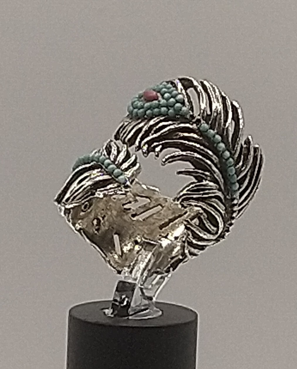 Feather Wrap Design Sterling Silver Ring (RNG085) - image 7