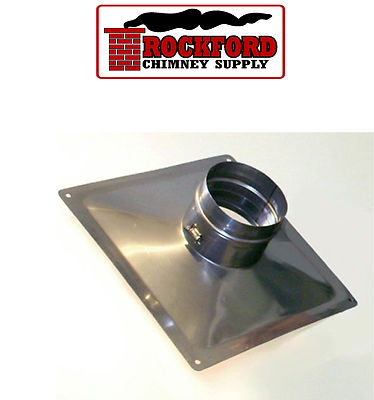 Premium Top Plate for 6 in. Stainless Flex Chimney Liner - Variety of Sizes