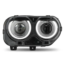 RH Passenger Side For 2015-2023 Dodge Challenger HID Headlight W/ LED DRL Lamp