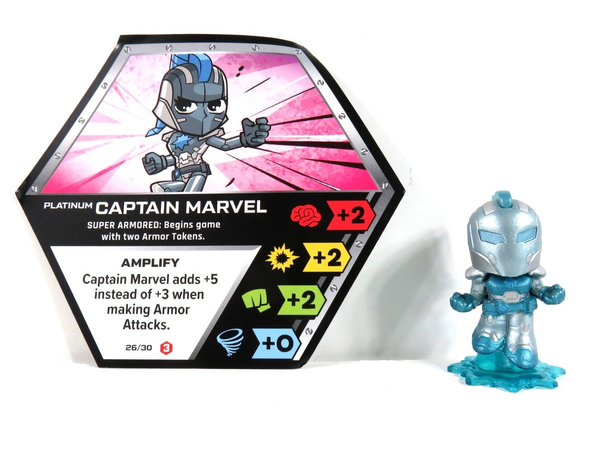 Funko Marvel Battleworld Series 3 Platinum Captain Marvel