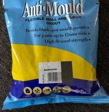 Anti-Mould Anthracite Tile Grout 3kg - £10.99 Per Bag