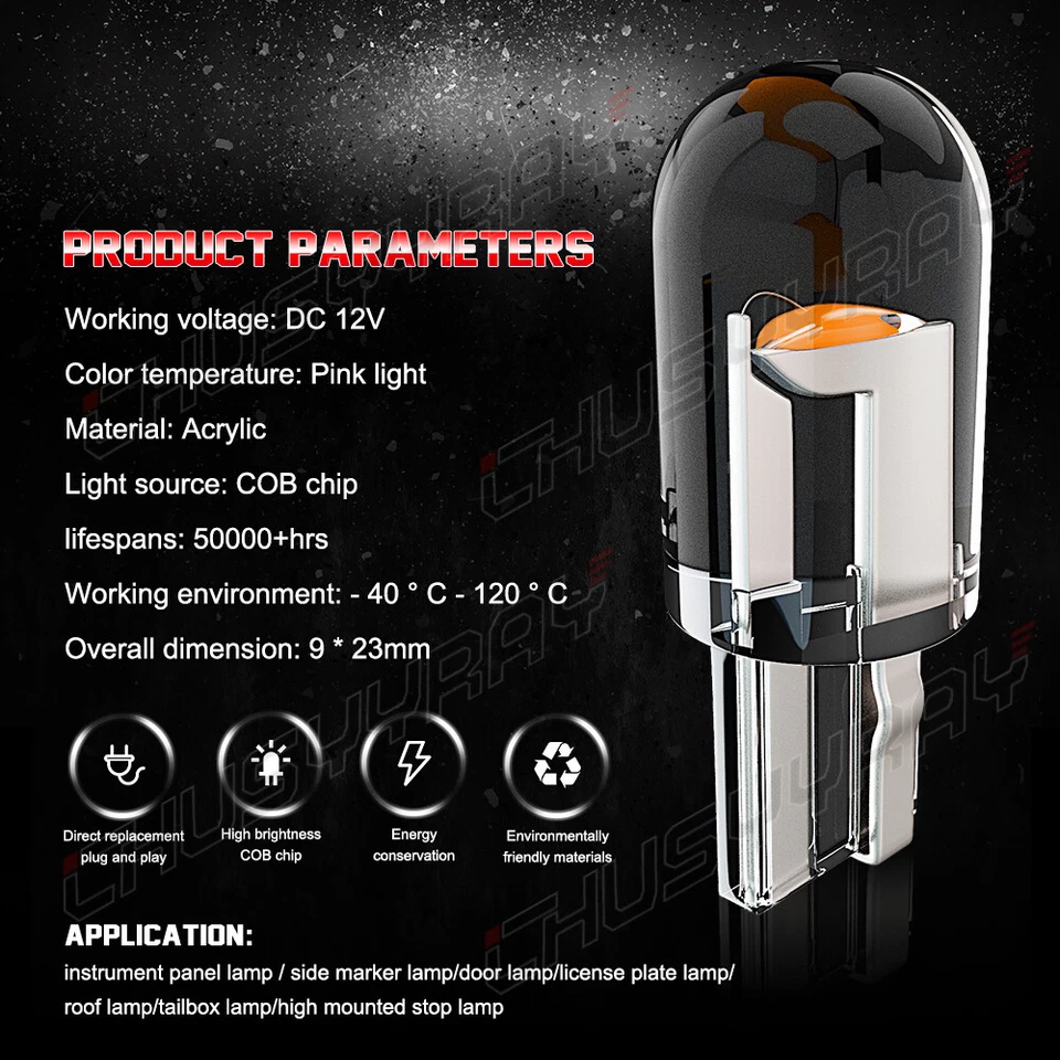 Bombillas interiores LED rosas para Jeep Cherokee Liberty Patriot Compass Wrangler Foto 3 de 4