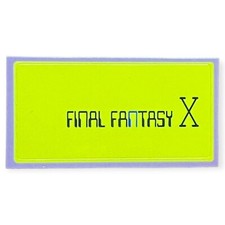 Sony PlayStation 2 PS2 Final Fantasy X 2001 Vintage VTG Memory Card Sticker