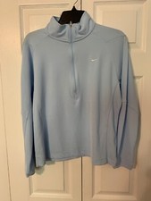 Nike size large 12-14 blue quarter zip pullover activewear