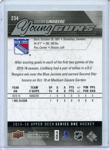 2015-16 Upper Deck Young Guns pick what you need!!! - Picture 57 of 185