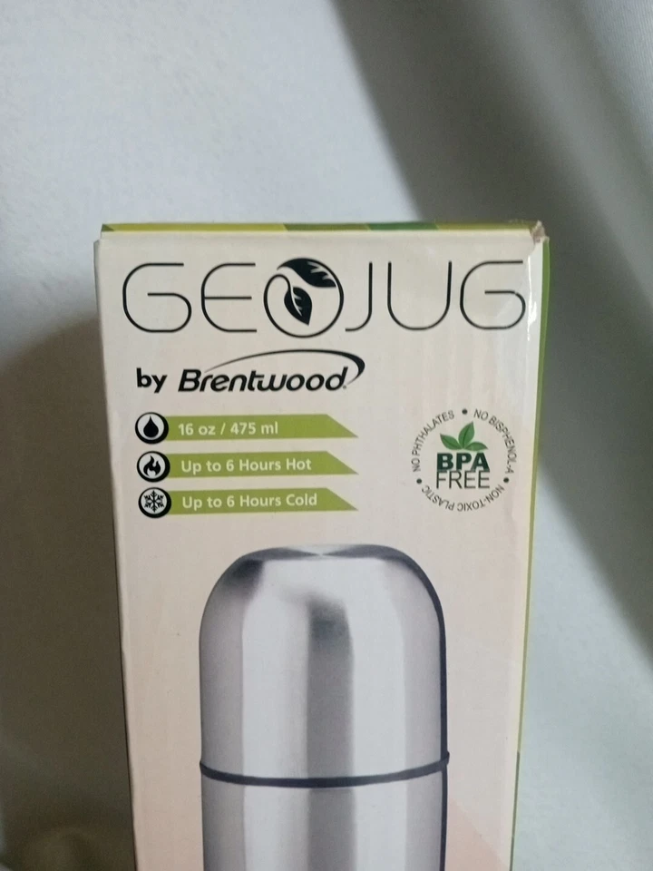 Termo de café con aislamiento al vacío de acero inoxidable Brentwood 16 oz caliente/frío Foto 2 de 4