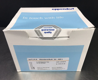 epT.I.P.S. Eppendorf Polypropylene Pipette Tip 20-300 L 2 x 500 Tips 2030-05-28