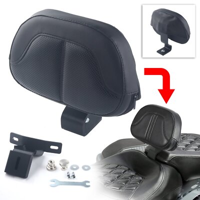 Harley Rider Pad Front Driver Rider Backrest Pad For Harley Touring CVO Road Electra ...