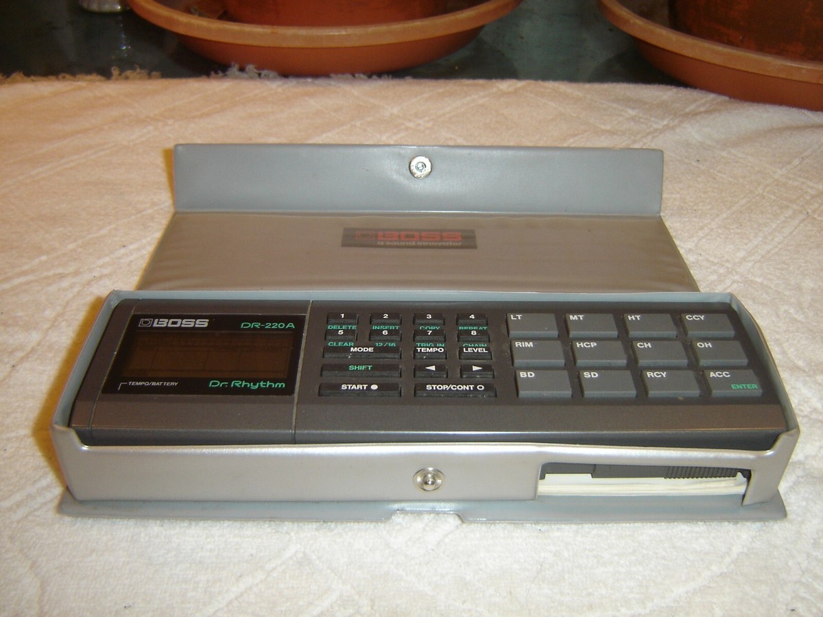 BOSS Dr.Rhythm DR-220A リズムマシン Boss DR-220A Dr. Rhythm, Vintage Drum Machine | eBay