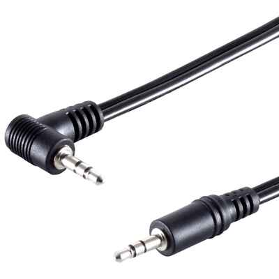 Klinke kabel Winkel 3,5mm AUX Audio Stereo 2x Stecker 1x gewinkelt Handy MP3 PC