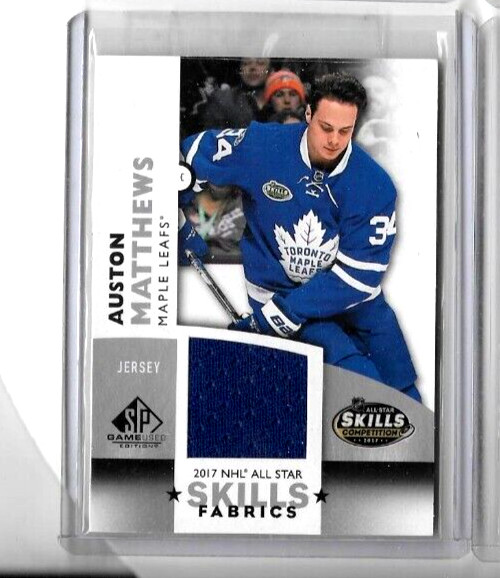 AUSTON MATTHEWS 2017-18 SP GAME USED ALL-STAR GAME SKILLS GAME USED JERSEY