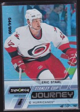 20/21 SYNERGY..ERIC STAAL..STANLEY CUP JOURNEY../899..# CJ-ES..HURRICANES