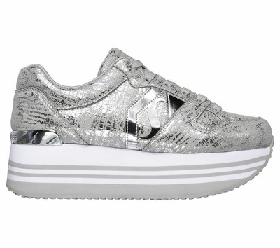 plateau sneaker silber