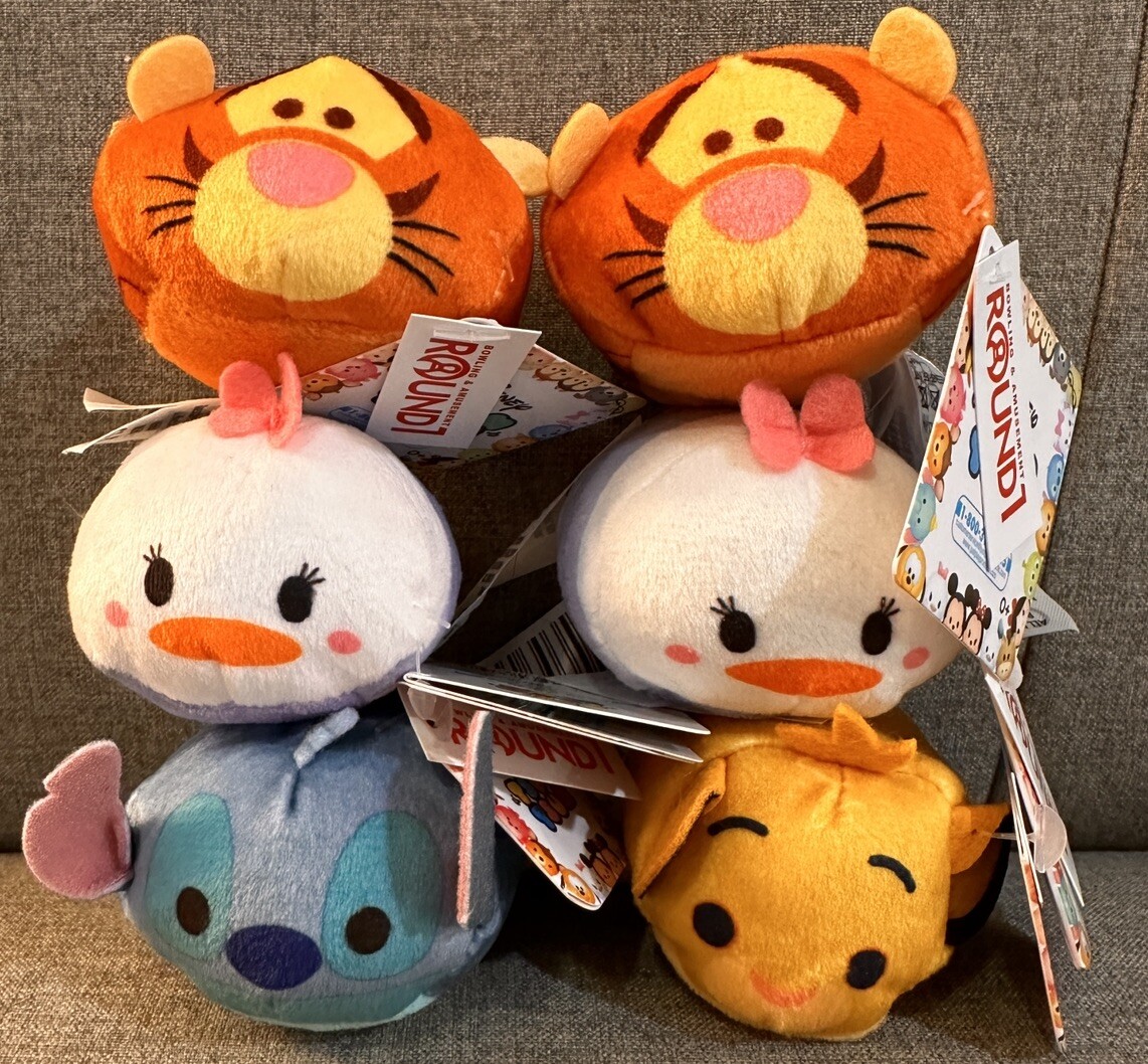 Disney - YUISUENAGA SIX (6) Disney Tsum Tsum Stitch Daisy Tigger Simba Round 1