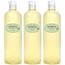 Pure Rice Bran Oil  2 oz 4oz 8oz 12oz 16 oz up to Gallon Free shipping Organic