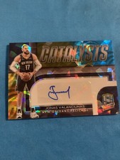 2022-23 Spectra Jonas Valanciunas Astral Prizm Catalysts Auto Autograph #/49