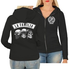 Frauen Kapuzenjac​ke La Familia FCK Brotherhood before business Support crew