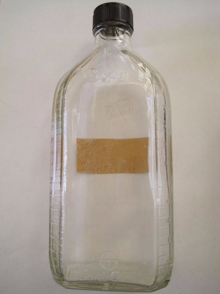 Wood Alcohol Poison Bottle Anitque eBay