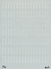 Günther Uecker handsigniert nummeriert Sieben Nagelreihen Prägedruck Poystyrol