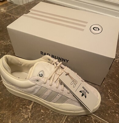 Size 9 - adidas Campus Light x Bad Bunny Low Cloud White for sale online |  eBay