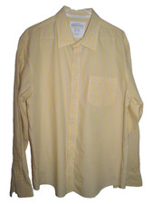 AEROPOSTALE MEN'S LONG SLEEVE BUTTON FRONT SHIRT XL