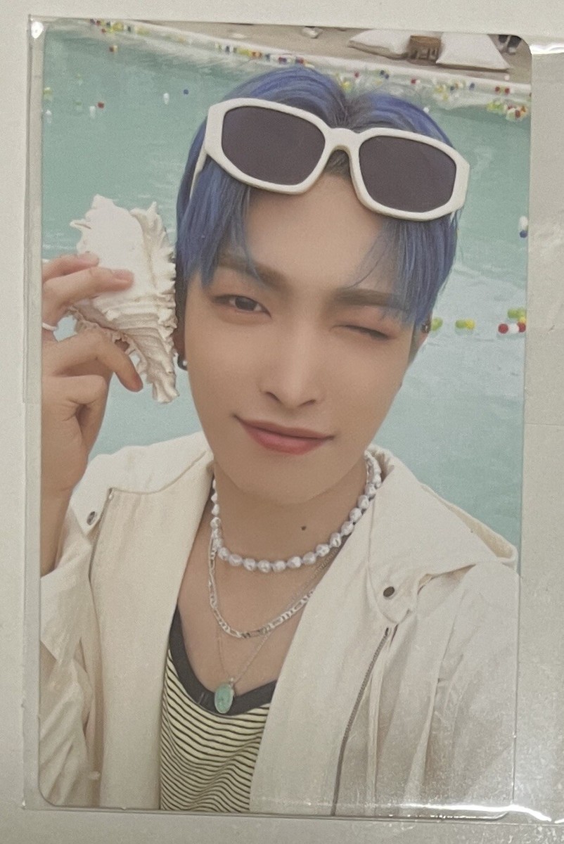 ATEEZ - ATEEZ サン 2023 SUMMER PHOTOBOOK 特典 トレカ ATEEZ 2023 SUMMER PHOTOBOOK KQ SHOP PRE-ORDER BENEFIT POB