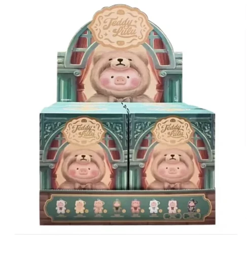 Lulu Pig Vintage Teddy Series Blind Box Figures Sealed New Toys - Foto 4 di 5