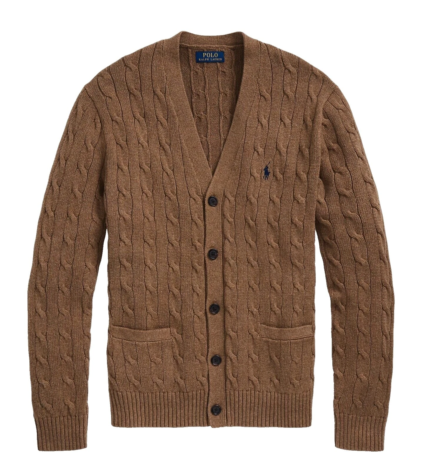 Polo Ralph Lauren Brown Cardigan Sweaters for Men